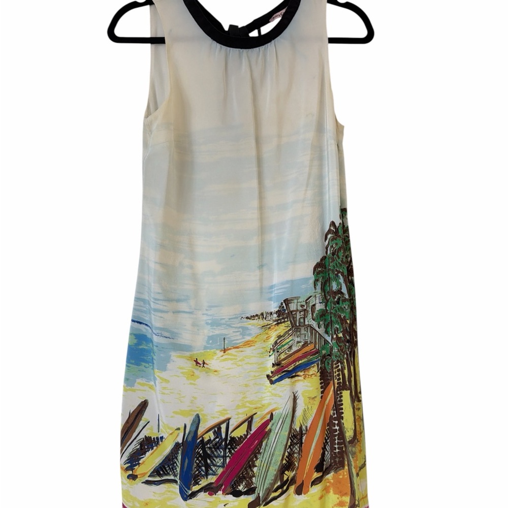 Juicy Couture Colorful Beach Scene Mini Dress size 4